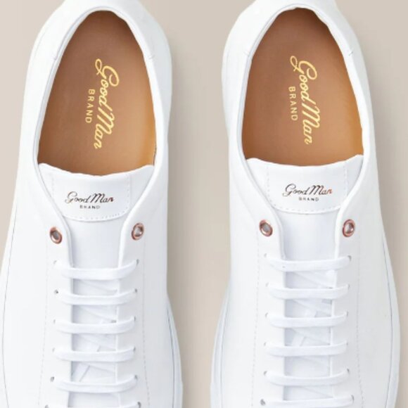 Good Man Brand Shoes Good Man Brand White Nappa Leather Edge Lotop